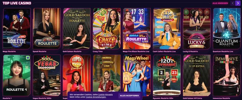 Overview of roby casino deutschland
